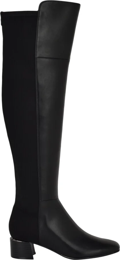 Calvin Klein Women's Pemmie Block Heel High Shaft Dress Boots - Image 5
