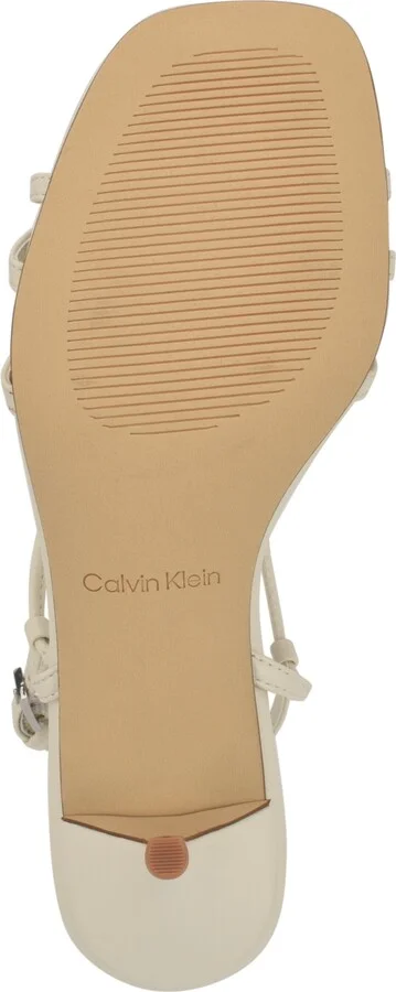 Calvin Klein Women's Poeta Kitten Heel Strappy Dress Sandals - Image 5