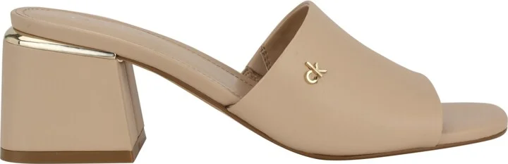 Calvin Klein Women's Rowena Block Heel Slip-On Sandals - Image 2