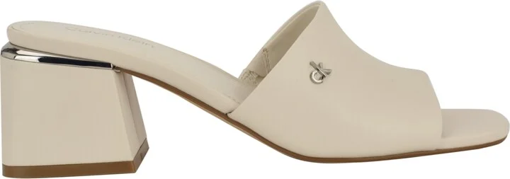 Calvin Klein Women's Rowena Block Heel Slip-On Sandals - Image 6