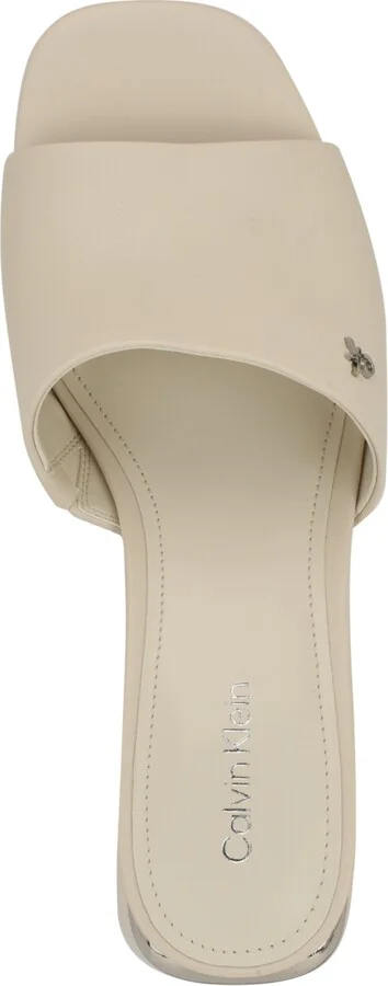 Calvin Klein Women's Rowena Block Heel Slip-On Sandals - Image 8