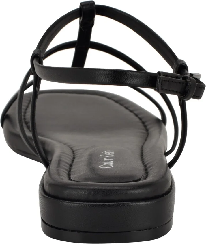 Calvin Klein Women's Sallia Strappy Caged Flat Sandals - Image 3