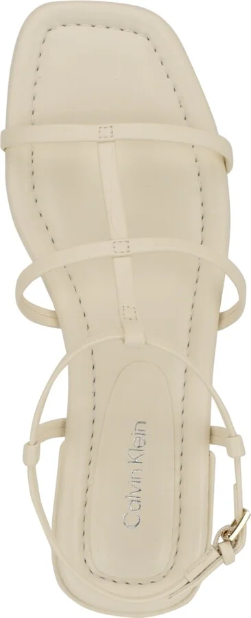 Calvin Klein Women's Sallia Strappy Caged Flat Sandals - Image 8