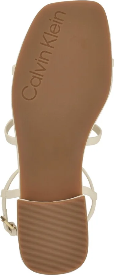 Calvin Klein Women's Sallia Strappy Caged Flat Sandals - Image 9