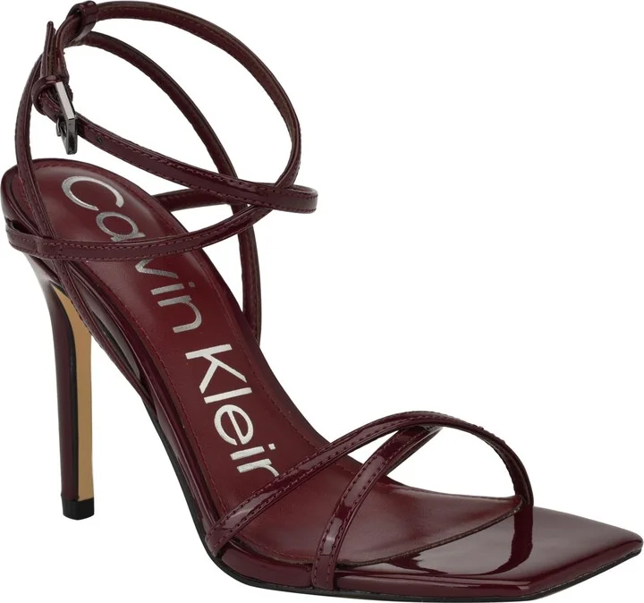 Dark Red Patent 600