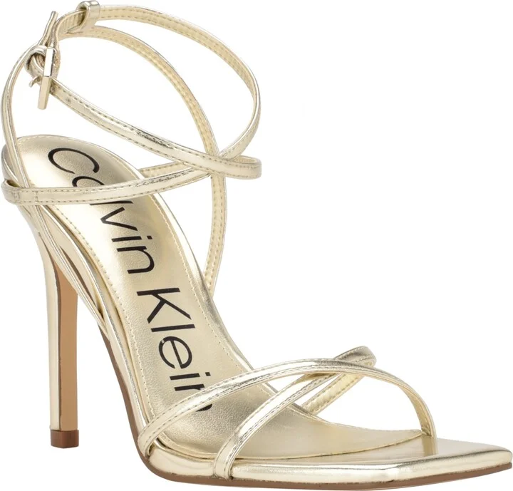 Calvin Klein Women's Tegin Strappy High Stiletto Sandals