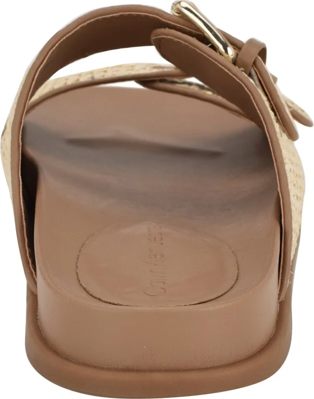 Calvin Klein Women's Vibe Double Band Slip-On Flat Sandals - Image 3