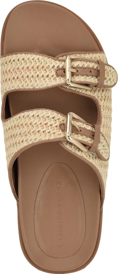 Calvin Klein Women's Vibe Double Band Slip-On Flat Sandals - Image 4