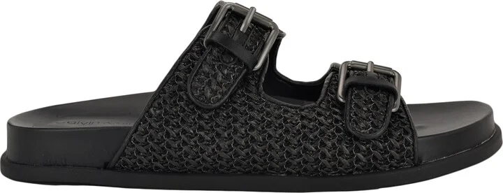 Calvin Klein Women's Vibe Double Band Slip-On Flat Sandals - Image 6
