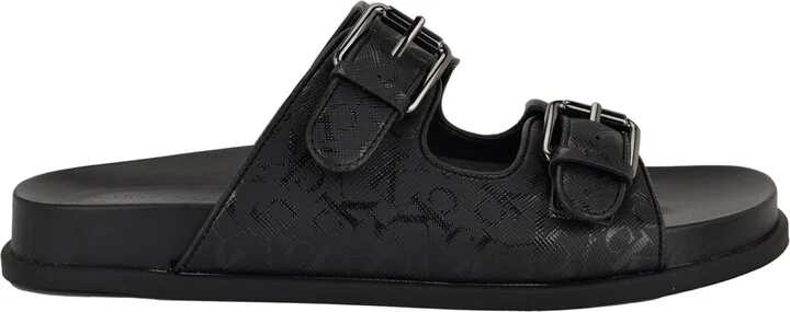 Calvin Klein Women's Vibe Double Band Slip-On Flat Sandals - Image 10