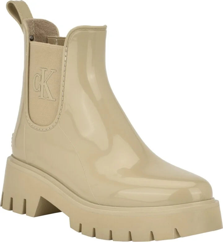 Calvin Klein Women's Wende Almond Toe Cold Weather Casual Booties