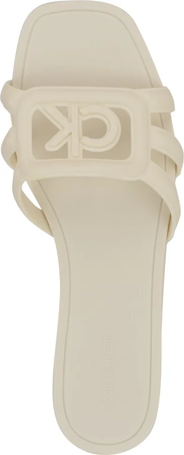 Calvin Klein Women's Yoana Logo Slip-On Jelly Flat Sandals - Image 4
