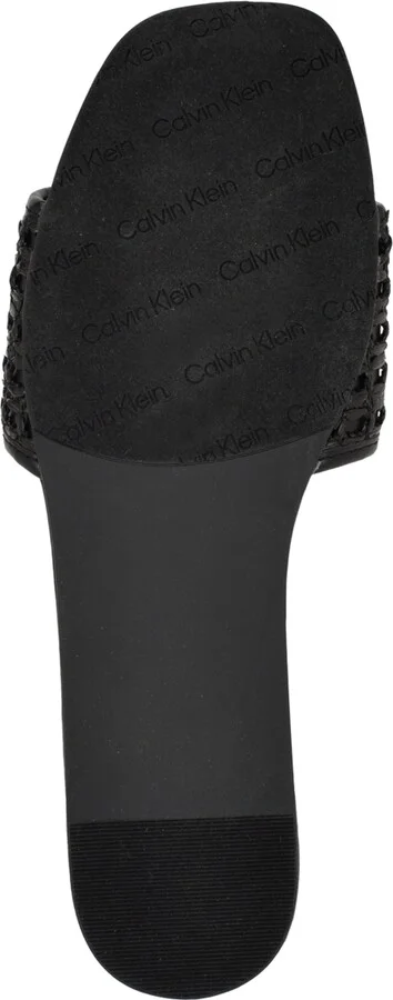 Calvin Klein Women's Yolla Single Band Flat Slip-On Sandals - Light Natural/Beige - Image 9