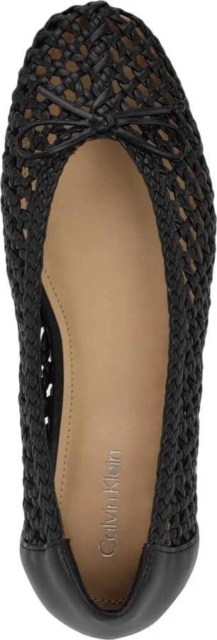 Calvin Klein Women's Zatoria Woven Ballet Flats - Image 7
