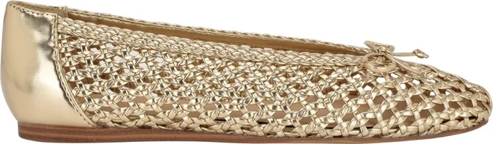 Calvin Klein Women's Zatoria Woven Ballet Flats - Image 9