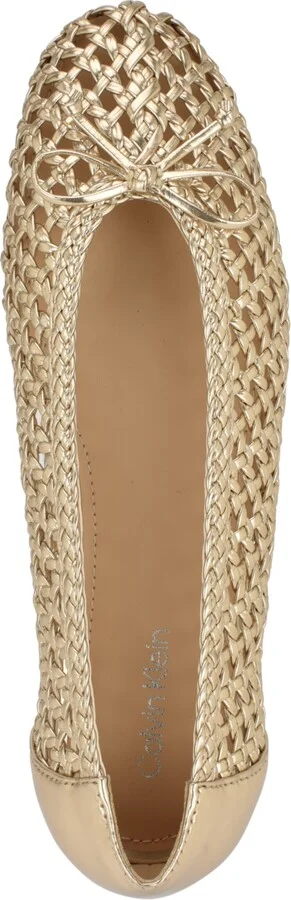 Calvin Klein Women's Zatoria Woven Ballet Flats - Image 11