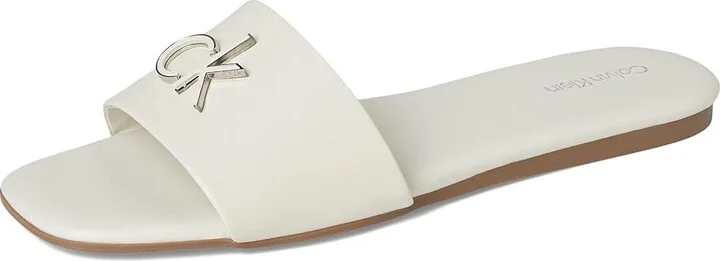 Calvin Klein Yancie Women's Sandals Ivory : 6 M, Synthetic - Image 5