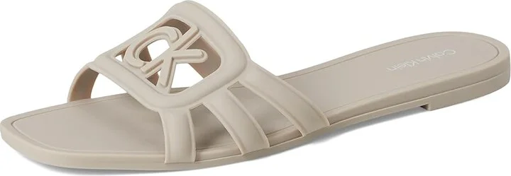 Calvin Klein Yoana Women's Sandals Light Natural : 9 M, Synthetic - Image 5