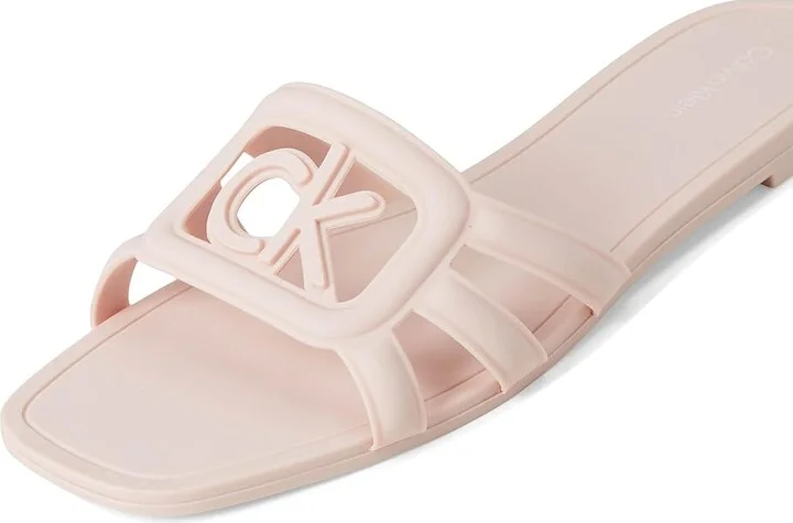 Calvin Klein Yoana Women's Sandals Light Pink : 9 M, Synthetic - Image 7