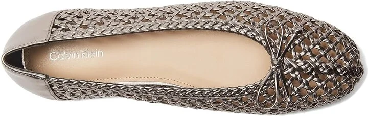 Calvin Klein Zatoria Women's Shoes Pewter : 6.5 M, Polyester/Synthetic - Image 2