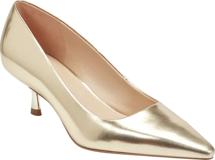 Calynna Pointed Toe Kitten Heel Pump