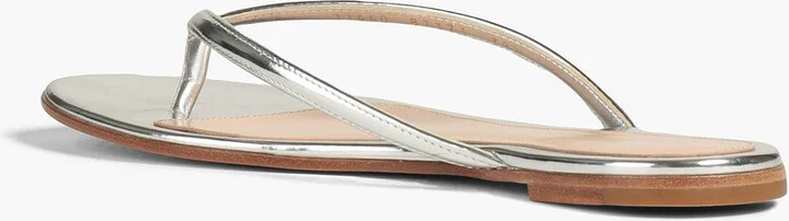 Calypso mirrored-leather sandals - Image 3