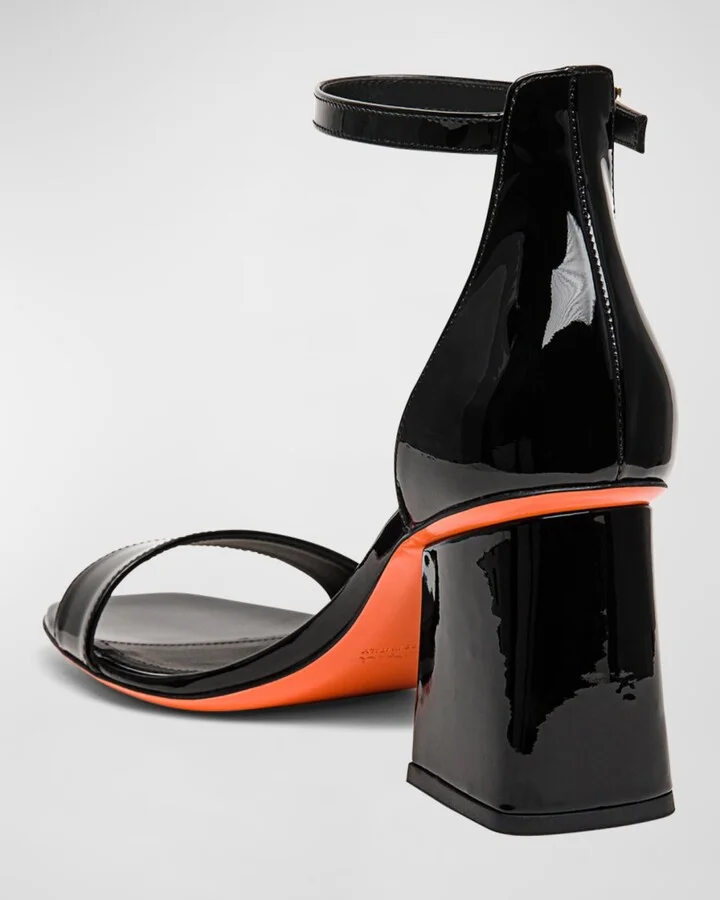 Calypso Patent Ankle-Strap Sandals - Image 3