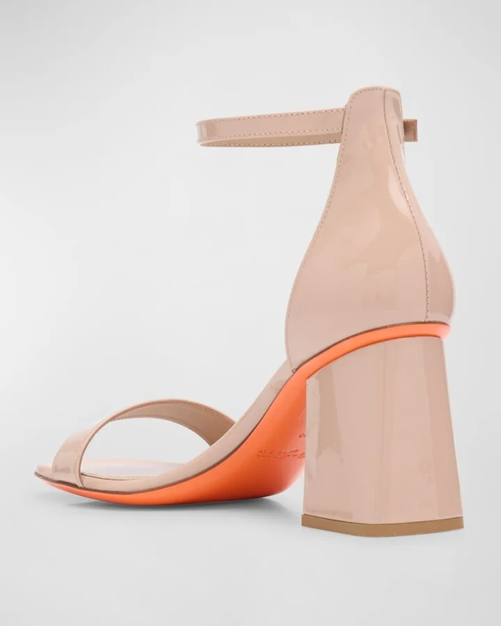 Calypso Patent Ankle-Strap Sandals - Image 2