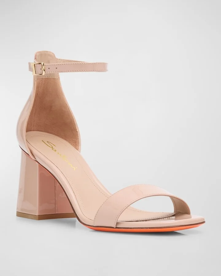 Calypso Patent Ankle-Strap Sandals - Image 3