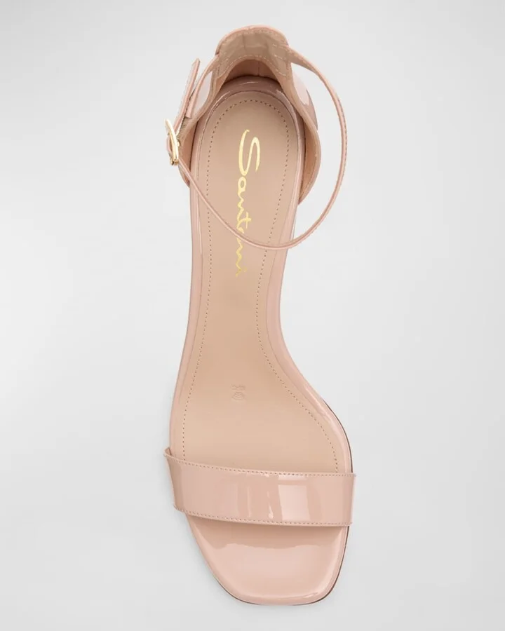Calypso Patent Ankle-Strap Sandals - Image 5