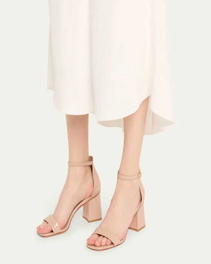 Calypso Patent Ankle-Strap Sandals - Image 5
