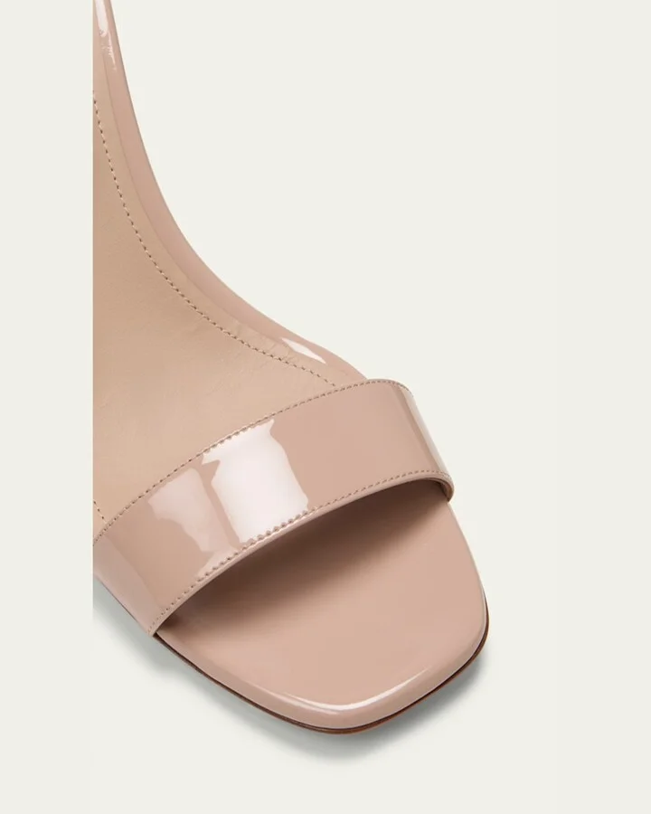 Calypso Patent Ankle-Strap Sandals - Image 6