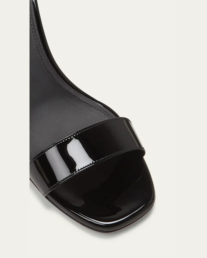 Calypso Patent Ankle-Strap Sandals - Image 5
