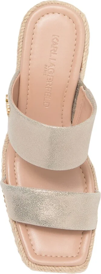 Cambia Chain Espadrille Platform Wedge Mule - Image 4