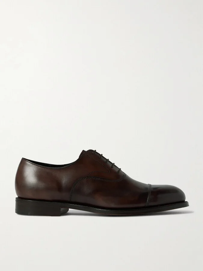 Cambridge Handpainted Leather Oxford Shoes