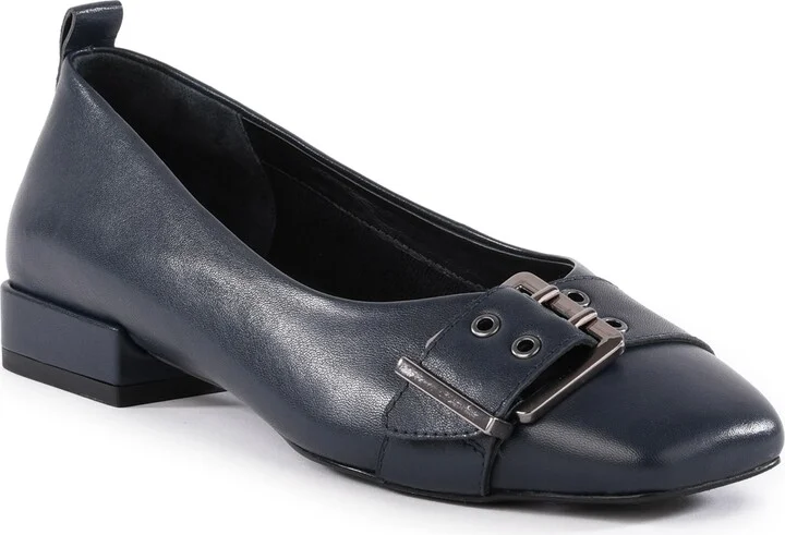 Navy Blue Leather