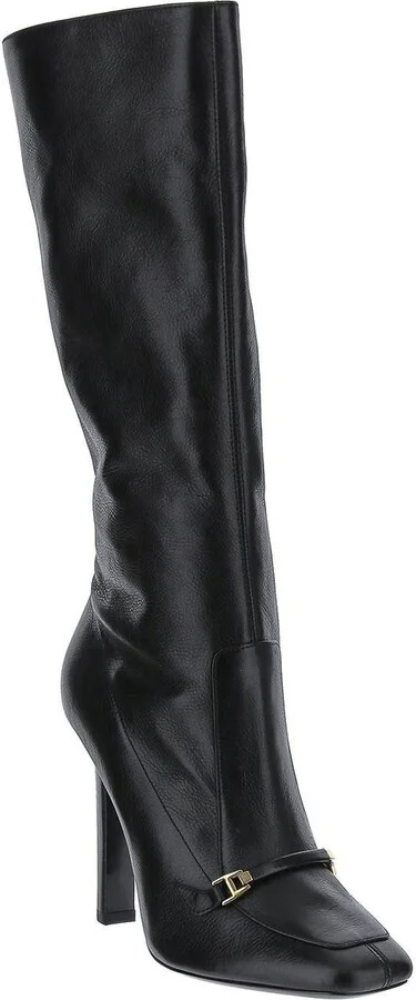 Camden Boots In Shiny Grained Leather - Image 2