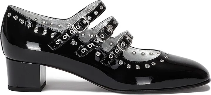 BLACK PATENT LEATHER
