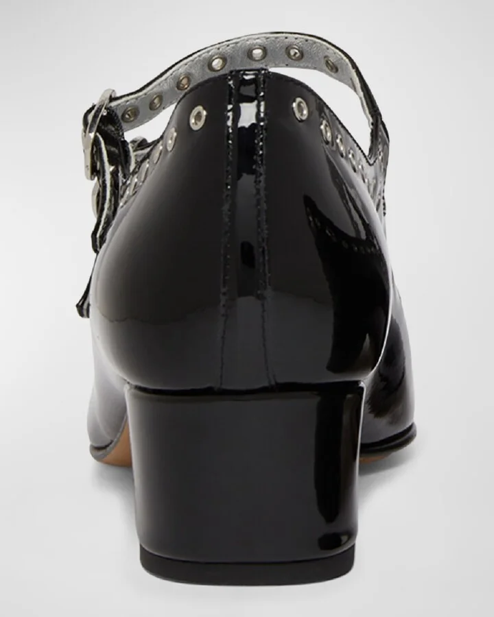 Camden Grommet Patent Mary Jane Pumps - Image 2