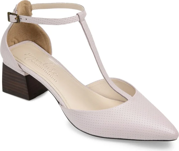 Cameela T-Strap Pointed Toe Pump