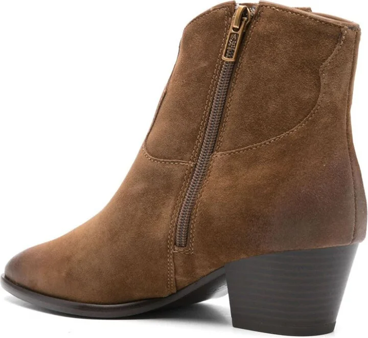 Camel Brown Calf Suede Fame Boots