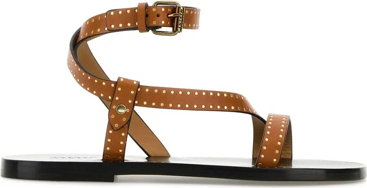 Camel Leather Jopee Sandals