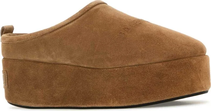 Camel Suede Alaska Soft Slippers - Image 2