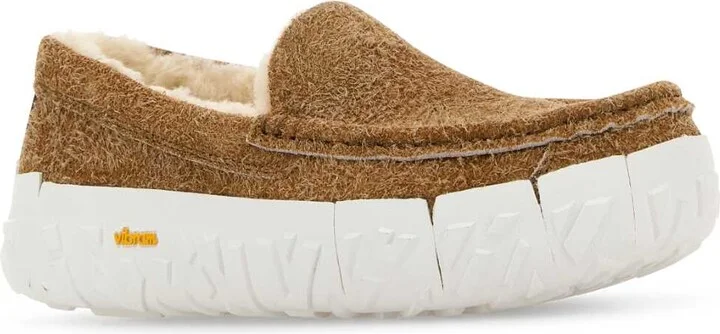 Camel Suede Ascot Slip Ons - Image 2