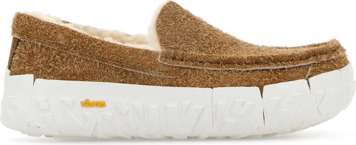 Camel Suede Ascot Slip Ons