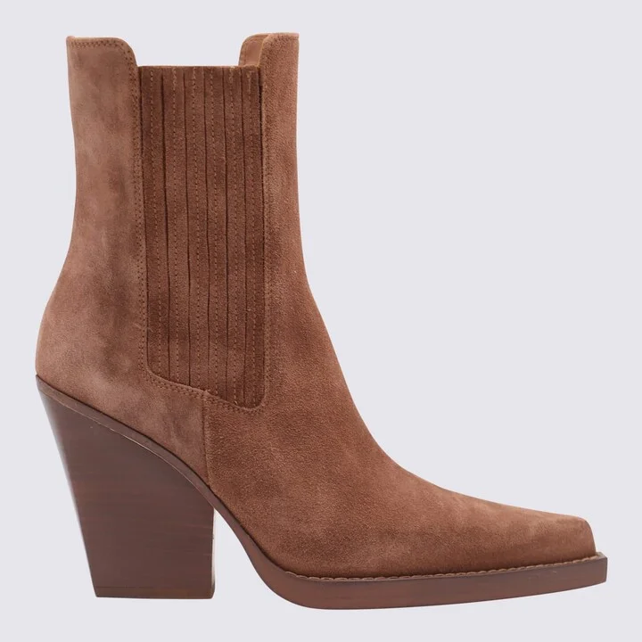 Camel Suede Boots
