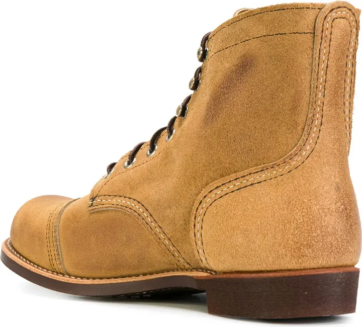 Camel suede Iron Ranger ankle boots - Image 3