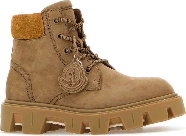 Camel Suede Peak City Ankle Boots - Image 2