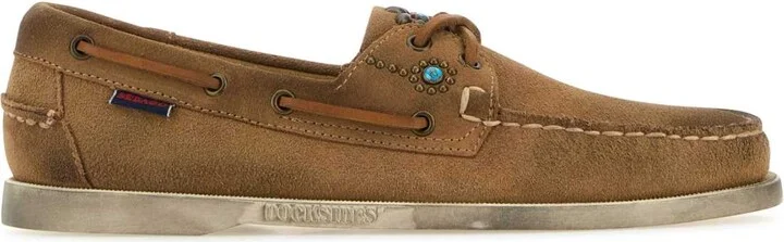 Camel Suede Portland Flesh Out Loafers