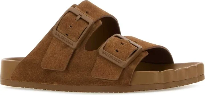 Camel Suede Sunday Slippers - Image 2